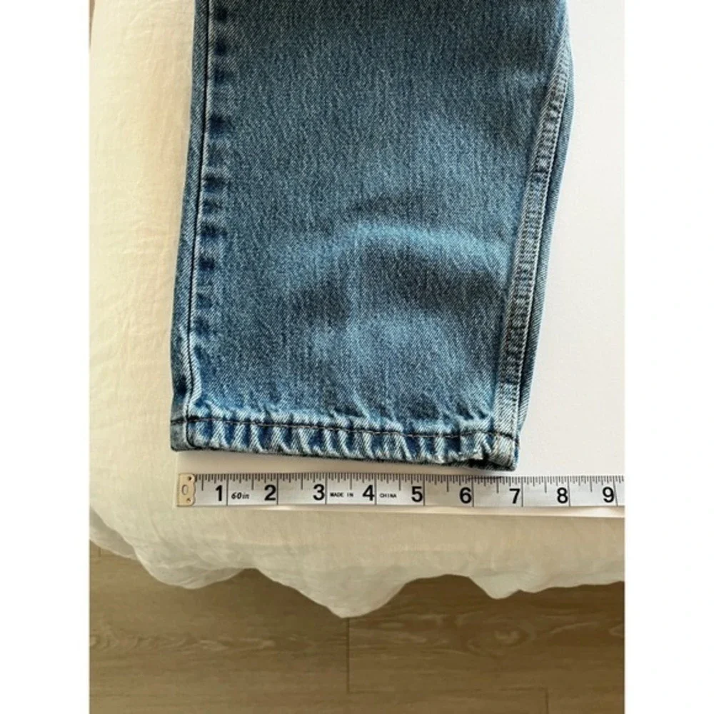 Levis 505 Jeans Mens 36x30 Blue Regular Straight Mid‎ Rise Medium Wash Denim
